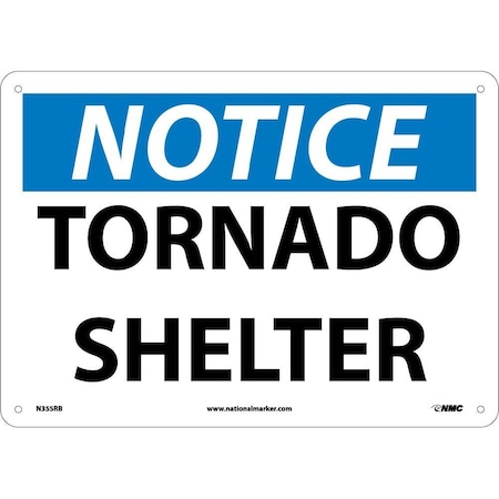 Nmc Notice Tornado Shelter Sign N355RB