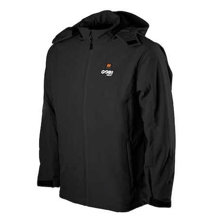 Gobi Heat Sahara II Men's Heated Jacket, Black, 4XL 658580