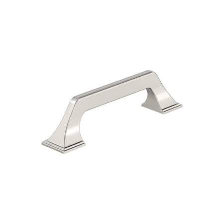 Amerock Exceed 3-3/4 inch 96mm Center-to-Center Polished Nickel Cabinet Pull BP36881PN