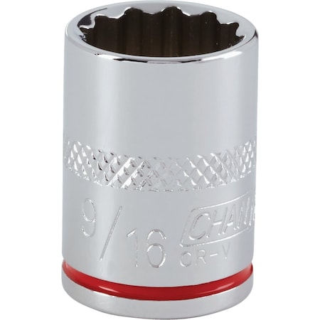 Channellock 3/8'' Drive 9/16'' 12-Point Shallow Standard Socket 305197