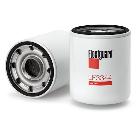 Fleetguard Oil Filter, 5.1875 in L, Spin-On LF3344
