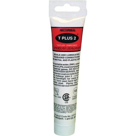 Rectorseal T Plus 1-3/4 Oz. White Pipe Thread Sealant with PTFE 23710