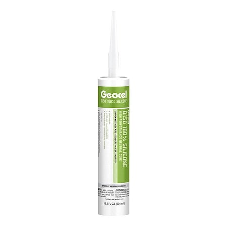 Geocel Silicone Sealant, 6.25 " L, Clear GC68111