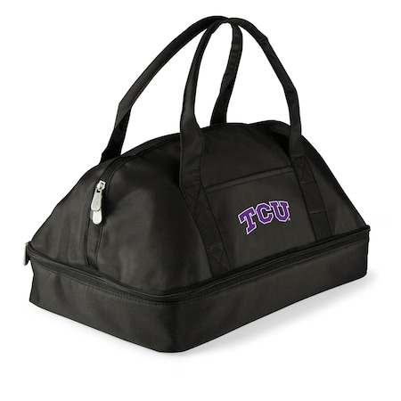 Picnic Time Family Of Brands NCAA TCU Horned Frogs Potluck Casserole Carrier - Insulated Thermal Food Carrier 650-00-175-844-0