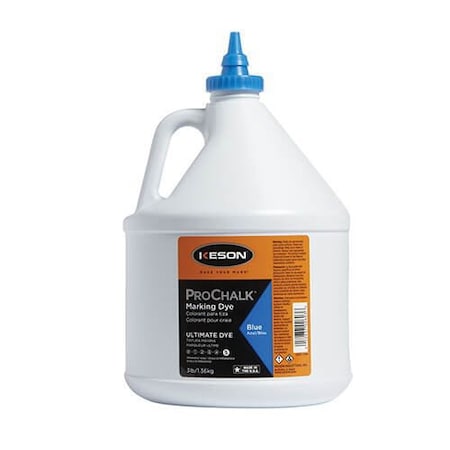 Keson Permanent Weatherproof Ultimate Marking Dye, Blue, 3 lb 103BD