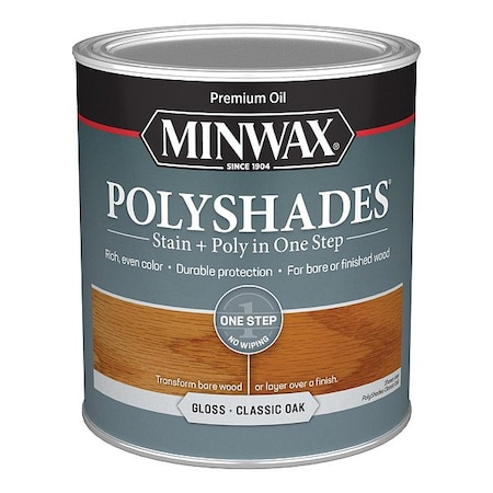 Minwax Wood Stain, 1 qt, Classic Oak 61470444