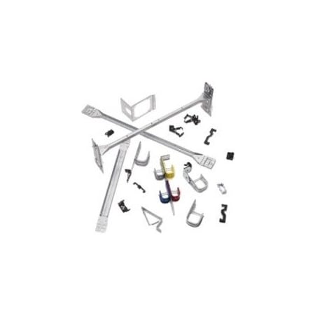 Eaton B-Line Communication Bracket, 1 Gang, Pre-Galvanized Steel, Single Gang Box Type BB10