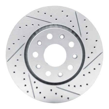 Dynamic Friction Co DFC Geoperformance Rotor - Drilled and Slotted 830-42038R