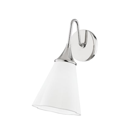 Mitzi Mara 1 Light Wall Sconce 10 In. Polished Nickel H356101-PN