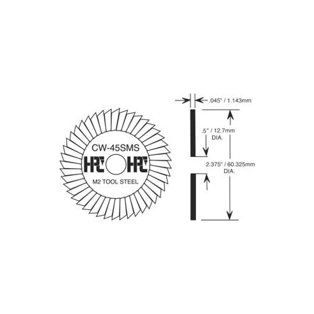 Hpc Milling Cutter Wheel CW-14MC