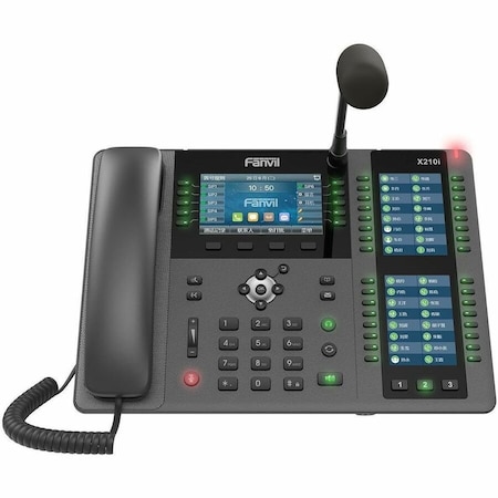 Fanvil High-end multi pa paging console IP phone, with goose-neck mic X210I