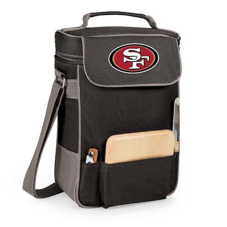 Picnic Time Family Of Brands NFL San Francisco 49ers - Duet Wine & Cheese Tote 623-04-175-274-2