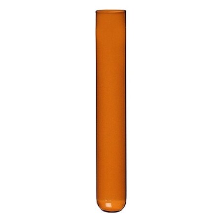 Kimble Chase Test Tube, 0.39 in Dia, Amber 73500-1075A