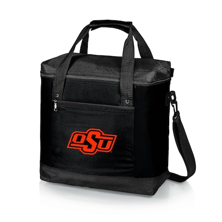 Picnic Time Family Of Brands NCAA Oklahoma State Cowboys Montero Tote Cooler Bag - Soft Cooler Bag - Picnic Tote, Black 604-00-179-464-0