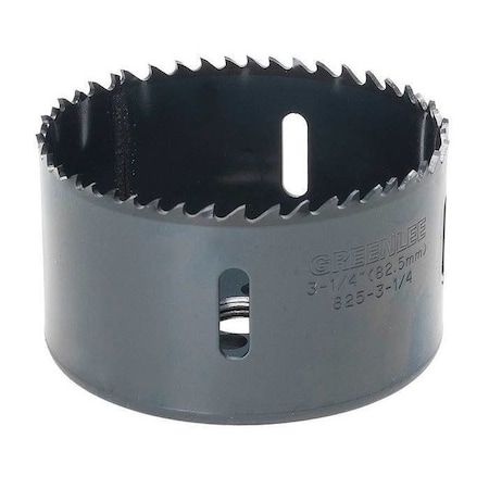 Greenlee Hole Saw, 3-1/4 in. Dia., Variable Pitch 825-3-1/4