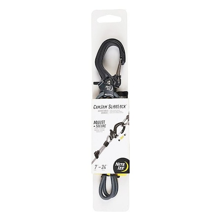 Nite Ize Bungee, 7" L, 1 1/2" W, Black CJSLB5-01-R3