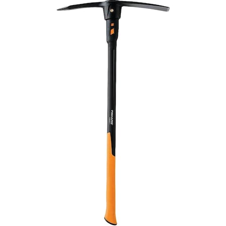 Fiskars Pro IsoCore 5 Lb. Forged Steel Pick/Mattock with 36'' Steel Handle 1070092