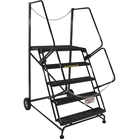 Ballymore Tilt and Roll Laddr, 44in.Wx53in.D, 5 Step TA-5-36