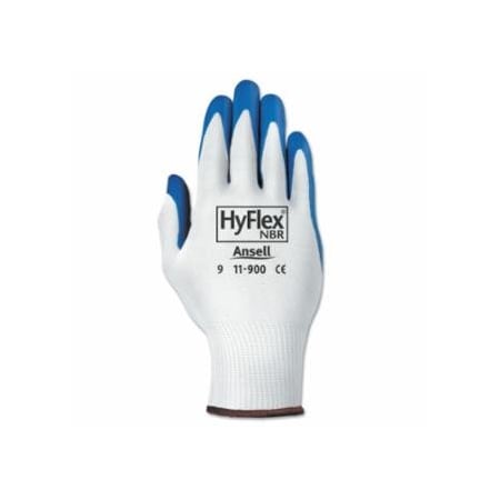 Hyflex 11-900 NBR Gloves, 7, Blue/White, 12PK 012-11-900-7