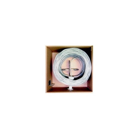 Cable Wholesale Security/Alarm Wire, White, 18/4 (18AWG 4 Conductor), Stranded, CMR / Inwall rated, Pullbox, 10K5-04912SF