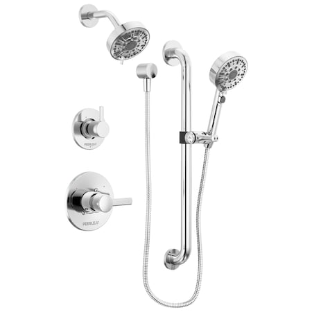 Peerless Precept Ada Shower And Hand Shower In Chrome PTT24247