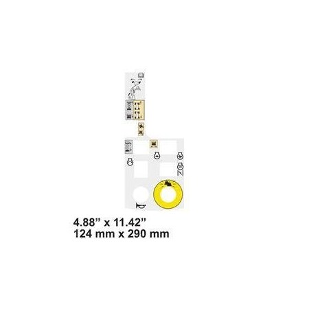 Skyjack REPLACEMENT DECAL, 68RT CONTROL BOX TOP 172115