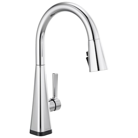 Delta Lenta Single-Handle Pull-Down Kitchen Faucet With Touch2O Technology In Chrome 19802TZ-DST