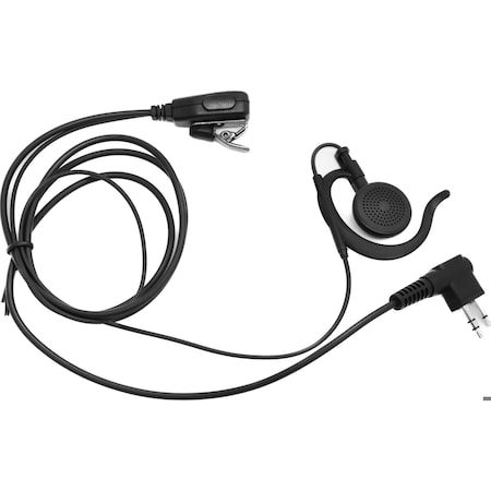 Maxon C Style Earpiece Speaker w/Lapel Microphone and PTT TA-819X