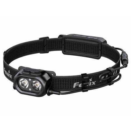 Fenix Lighting Headlamp, White/Neutral/Red LED, Lithium Ion, 1300lm, Red HP12R-T Black