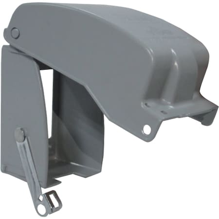 Southwire Single Gang Gray Metallic Vertical While In-Use Extra-Duty Rated Multi-Use Cover WCIU1VM-UPC