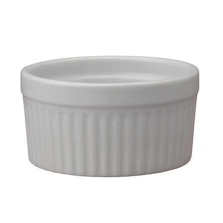 Harold Import 4 in. W X 4 in. L 4 in. Souffle Dish White 98006