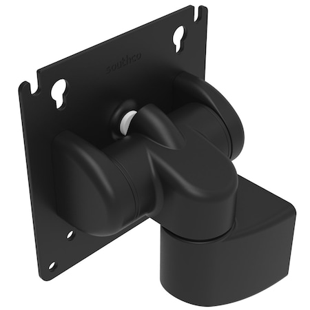 Southco Display Mount, Tilt & Swivel, Aluminum Alloy, Powder Coat, Black AV-D32-10K101-50