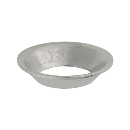 Auveco #8 Flush Washer Nickel On Brass, 100PK 604