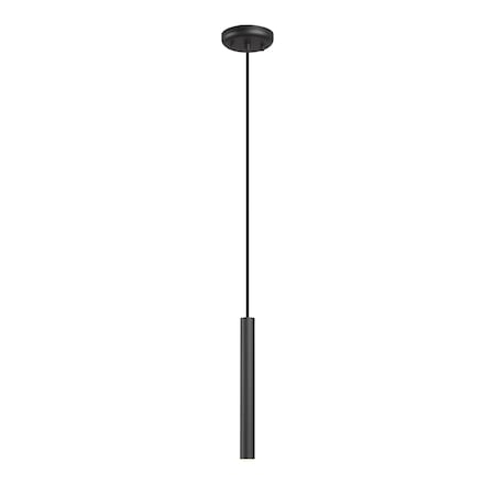 Z-Lite 1 LightPendant in Matte Black 919MP12-MB-LED