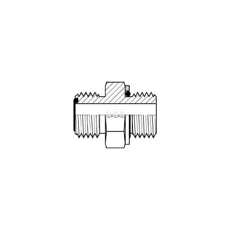 Adaptall MALE ORFS X MALE METRIC COMES W/ WASHER & O-RING 1 in 33mm 6068-16-33