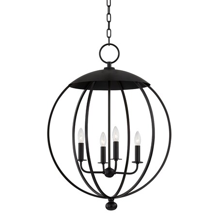 Hudson Valley Lighting Wesley 4 Light Lantern 24 In. Aged Iron 9124-AI