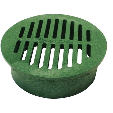 Nds 6'' Green PVC Round Grate 50