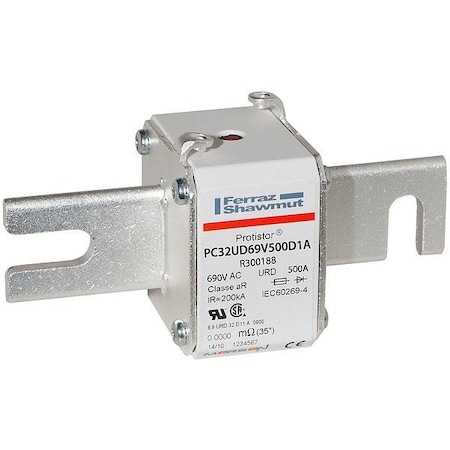 Mersen Fuses, Protistor Series, 690 V AC, 700 V AC, Indicating R300188