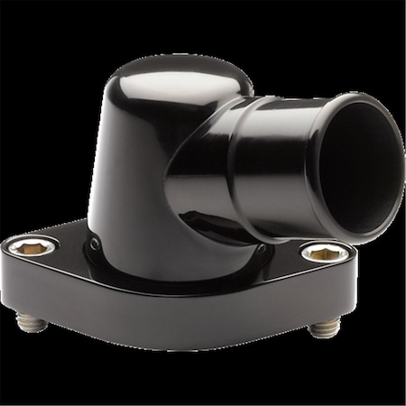 Billet Specialties BLK90320 Chevy 15 deg Water Neck, Black BSPBLK90320