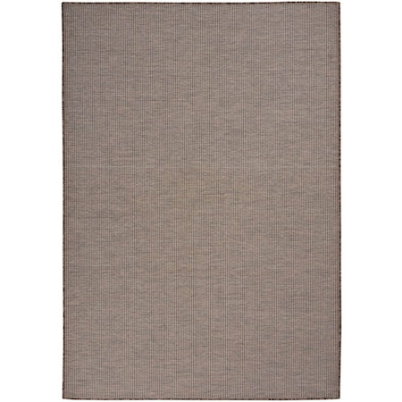 Homeroots 4' X 6' Brown Power Loom Area Rug 522496