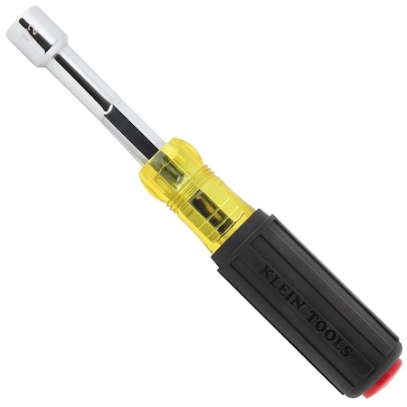 Klein Tools Color-Coded Hollow-Shaft Heavy-Duty Nut Driver, 1/2-Inch 65412