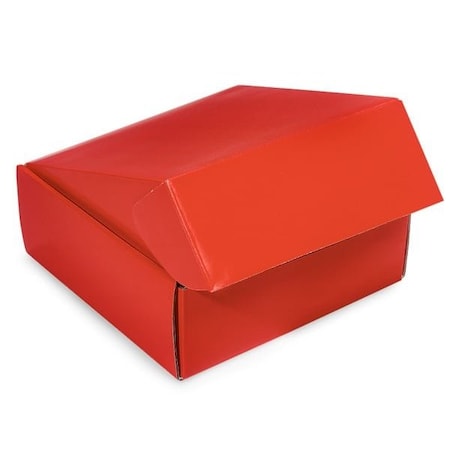 Nashville Wraps Red Gourmet Shipping Box, 8x8x3, 6PK 51RE