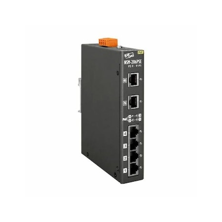 Icp Das 6-port 10/100 Mbps PoE(PSE) Ethernet Switch NSM-206PSE