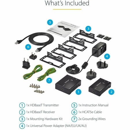 Startech.Com HDMI Over Single Cat5e Extender - 4K ST121HDBTE