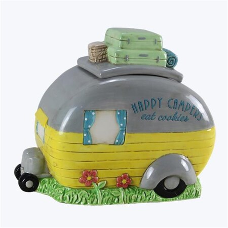 Desorden Ceramic Happy Campers Cookie Jar DE4266966