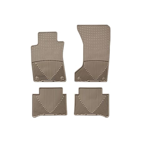 Weathertech Tan, Front and Rear All Weather Floor Mats MB W211 T