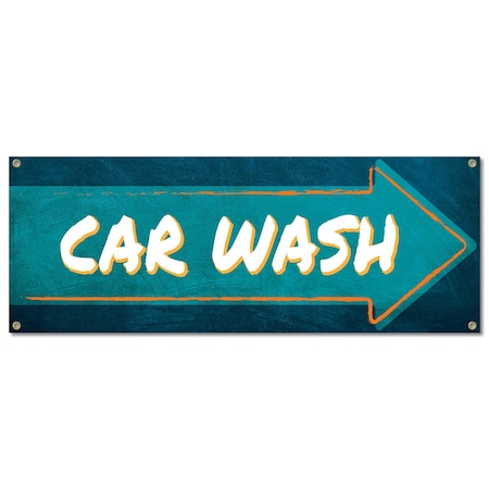 Signmission Car Wash, 18 Inch, Banner B-30353