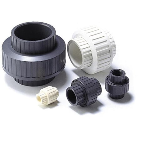 American Valve P243S 3-4 0.75 in. PVC Socket Union with Schedule 80 P243S-008