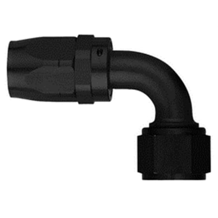 Aeroquip Eaton Black Aluminium Swivel 90 deg - 8 Hose End FCM4433