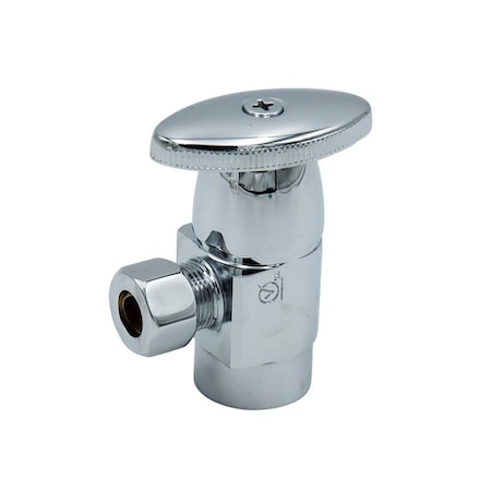 Mountain Plumbing Brass Oval 1/4 Turn Ceramic Valve 1/2" F IPS Lead Free in English Bronze MT6001-NL/EB